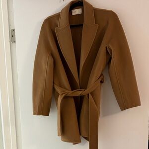 NAP Camel Women's Cashmere Casual Coat